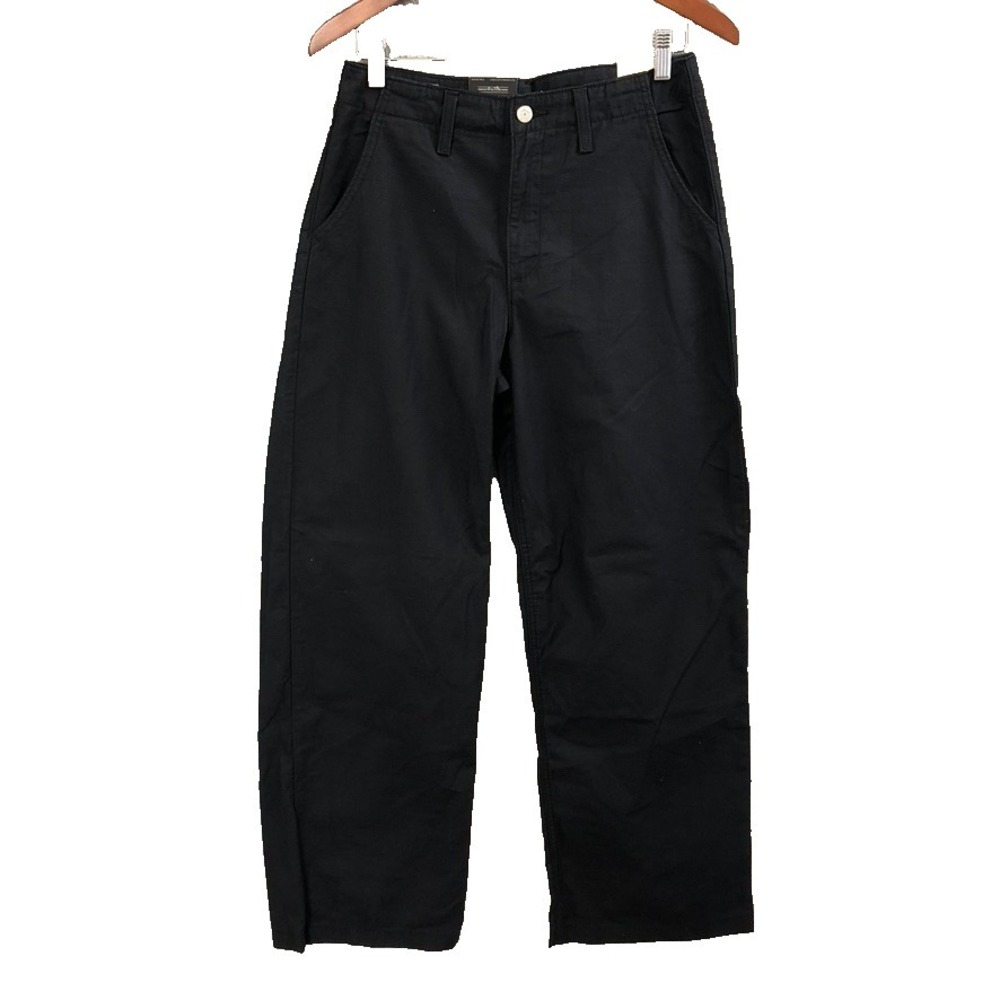 Levis 90s Straight Pants Womens 27 4 Mid Rise Loose Fit Straight Leg Black New